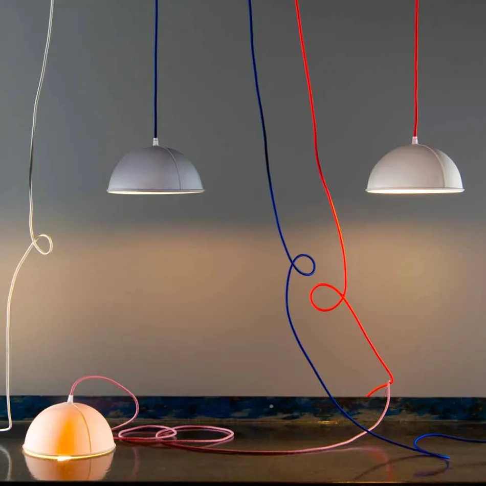 Lampada in laprene a sospensione In-es.artdesign Pop 1 moderna Viadurini