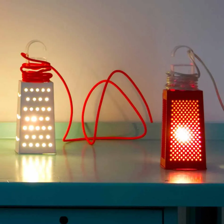 Lampada in laprene da tavolo In-es.artdesign Cacio & Pepe moderna Viadurini