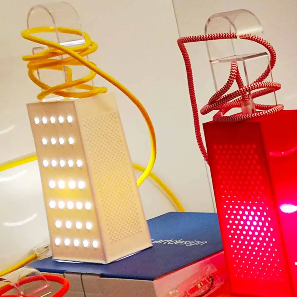 Lampada in laprene da tavolo In-es.artdesign Cacio & Pepe moderna Viadurini