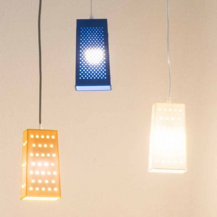 Lampada in laprene sospesa In-es.artdesign Cacio & Pepe 2 colorata Viadurini