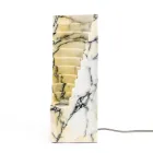 Lampada in Marmo Paonazzo e Diverse Misure Made in Italy - Daichi Viadurini
