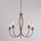 Lampada in metallo bianco stile shabby per arredare con eleganza – Roccia Viadurini