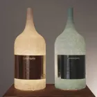 Lampada in nebulite colorata da tavolo In-es.artdesign Luce Liquida1 Viadurini