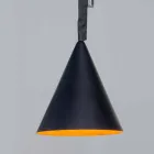 Lampada in resina a sospensione In-es.artdesign Jazz Lavagna moderna Viadurini