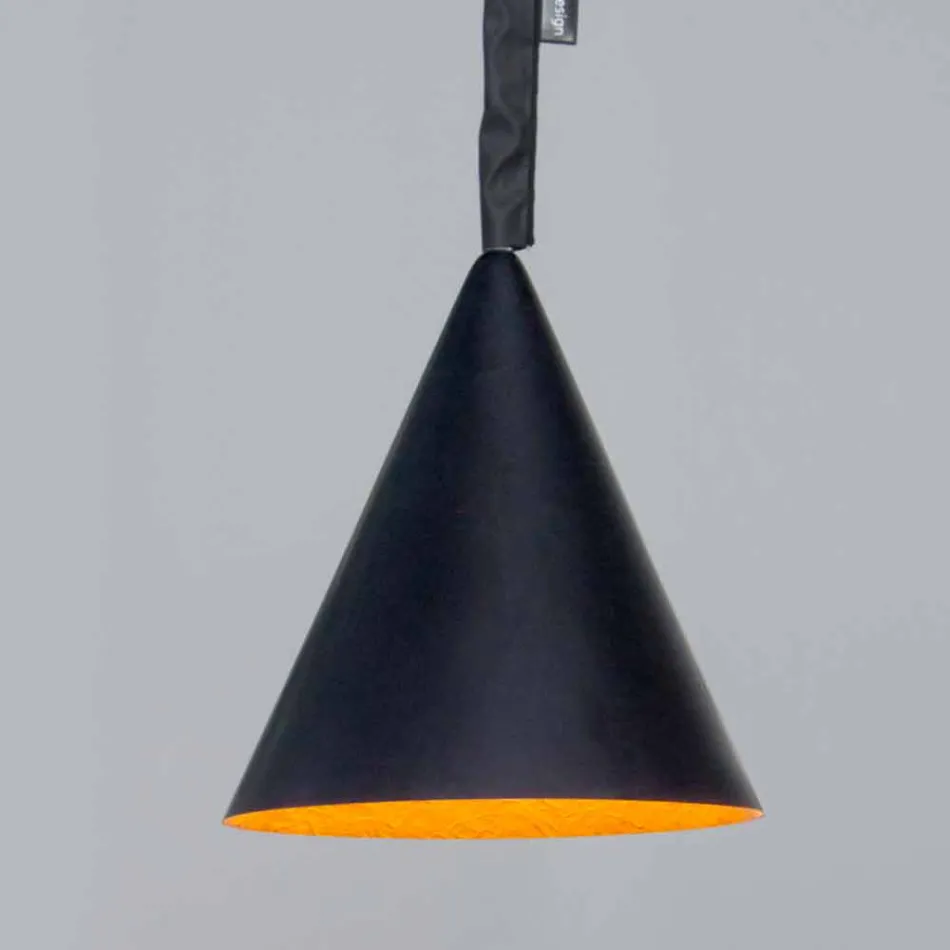 Lampada in resina a sospensione In-es.artdesign Jazz Lavagna moderna Viadurini