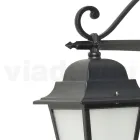Lampada in Vetro con Struttura in Alluminio Pressofuso Made in Italy - Scintilla Viadurini
