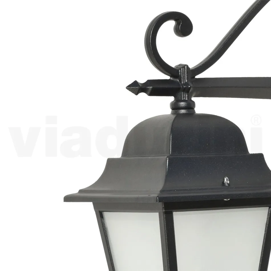 Lampada in Vetro con Struttura in Alluminio Pressofuso Made in Italy - Scintilla Viadurini