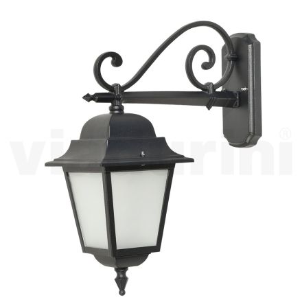 Lampada in Vetro con Struttura in Alluminio Pressofuso Made in Italy - Scintilla Viadurini