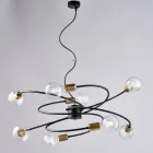 Lampada in vetro e metallo Made in Italy per ambienti raffinati – Venere Viadurini