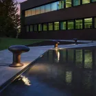 Lampada Led da Giardino in Ghisa Grigio o Marrone Design - Bitta by Il Fanale Viadurini