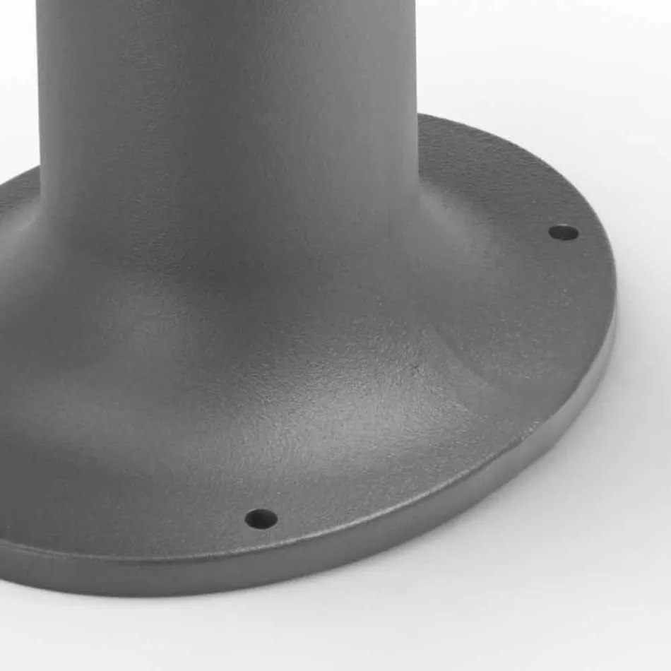 Lampada Led da Giardino in Ghisa Grigio o Marrone Design - Bitta by Il Fanale Viadurini