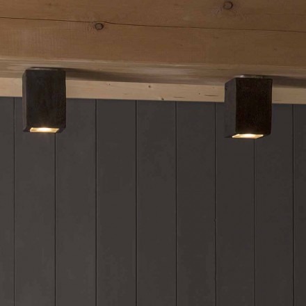 Lampada LED da soffitto da esterno, in terracotta, Smith - Toscot Viadurini