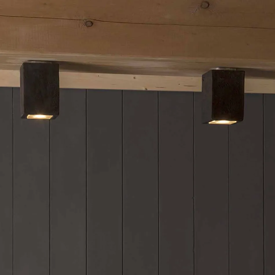 Lampada LED da soffitto da esterno, in terracotta, Smith - Toscot Viadurini