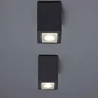 Lampada LED da soffitto da esterno, in terracotta, Smith - Toscot Viadurini