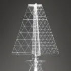 Lampada Led da Terra Plexiglass Marcato a Laser Moderna 3 Misure -  Raissa Viadurini