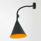Lampada moderna a muro In-es.artdesign Jazz a Lavagna in resina Viadurini