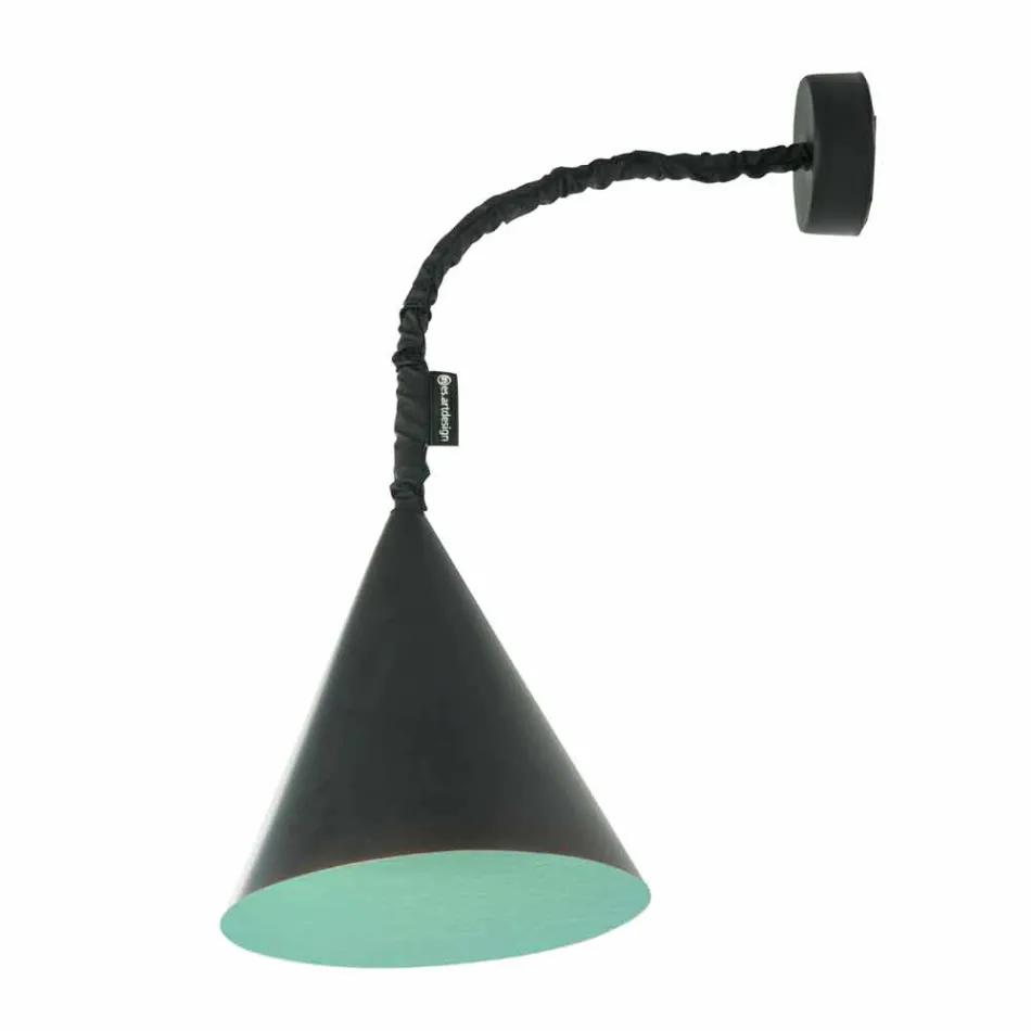 Lampada moderna a muro In-es.artdesign Jazz a Lavagna in resina Viadurini