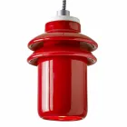 Lampada moderna a sospensione in ceramica rossa made in Italy Asia Viadurini