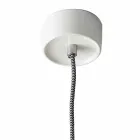 Lampada moderna a sospensione in ceramica rossa made in Italy Asia Viadurini