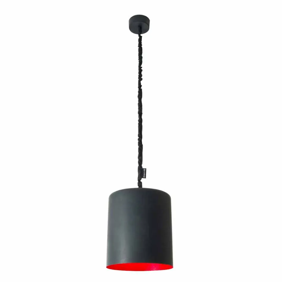 Lampada moderna a sospensione In-es.artdesign Bin Lavagna in resina Viadurini