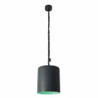Lampada moderna a sospensione In-es.artdesign Bin Lavagna in resina Viadurini