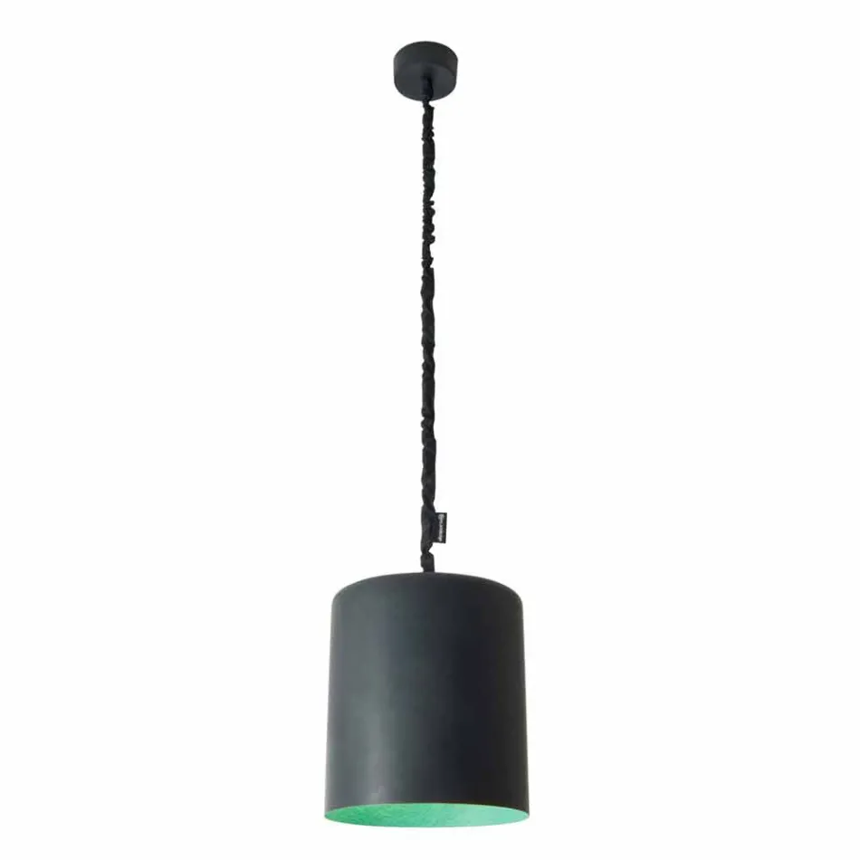 Lampada moderna a sospensione In-es.artdesign Bin Lavagna in resina Viadurini