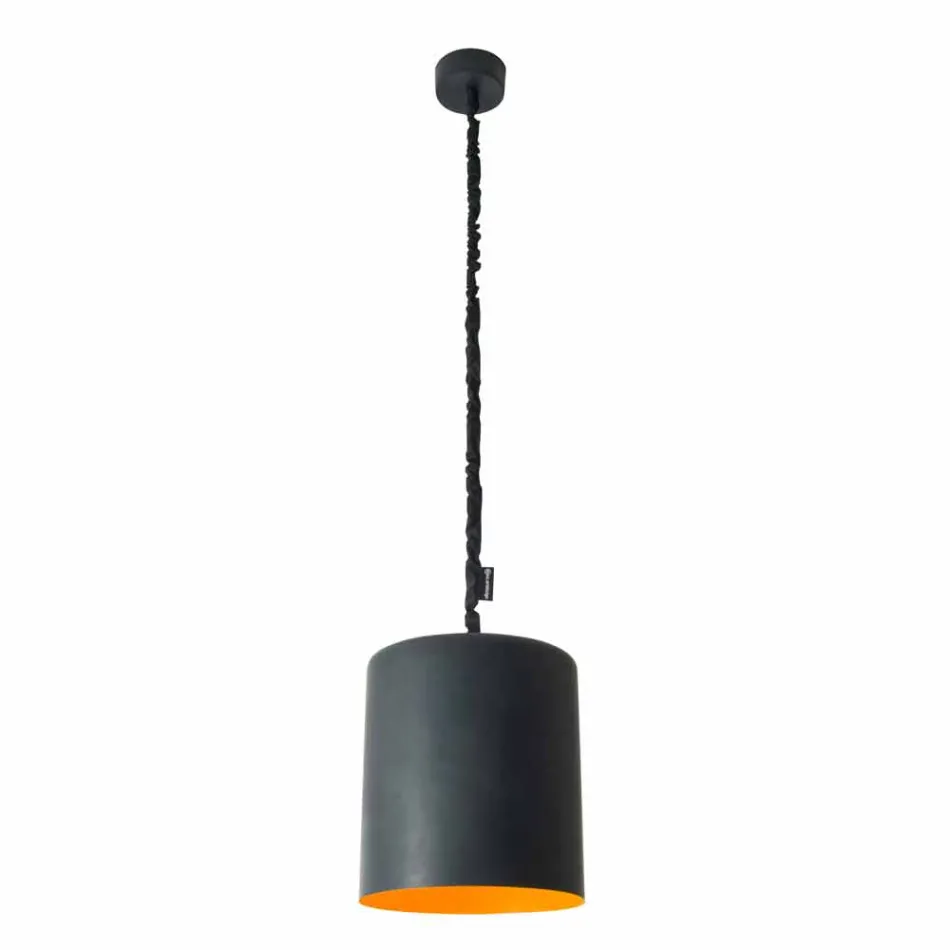Lampada moderna a sospensione In-es.artdesign Bin Lavagna in resina Viadurini