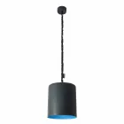 Lampada moderna a sospensione In-es.artdesign Bin Lavagna in resina Viadurini