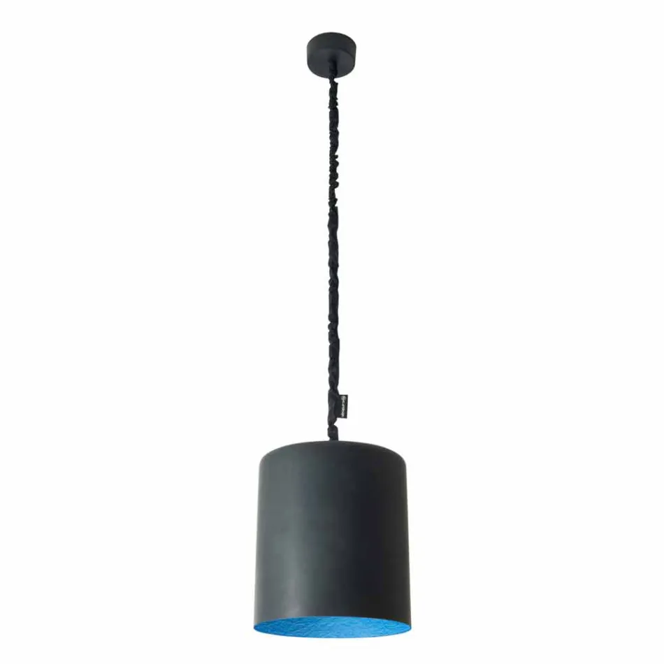 Lampada moderna a sospensione In-es.artdesign Bin Lavagna in resina Viadurini