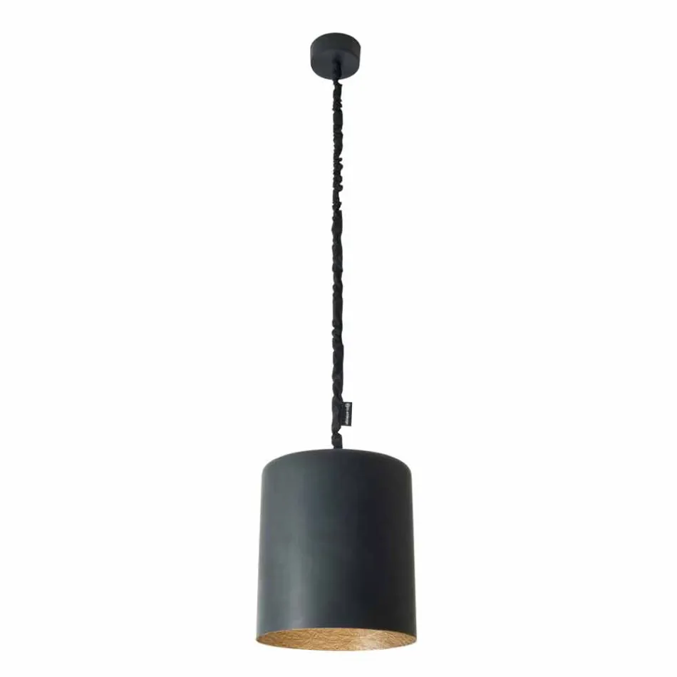 Lampada moderna a sospensione In-es.artdesign Bin Lavagna in resina Viadurini