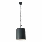 Lampada moderna a sospensione In-es.artdesign Bin Lavagna in resina Viadurini
