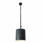 Lampada moderna a sospensione In-es.artdesign Bin Lavagna in resina Viadurini