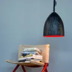 Lampada moderna a sospensione In-es.artdesign Flower S Lavagna resina Viadurini