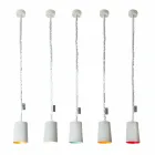 Lampada moderna a sospensione In-es.artdesign Paint Cemento verniciata Viadurini