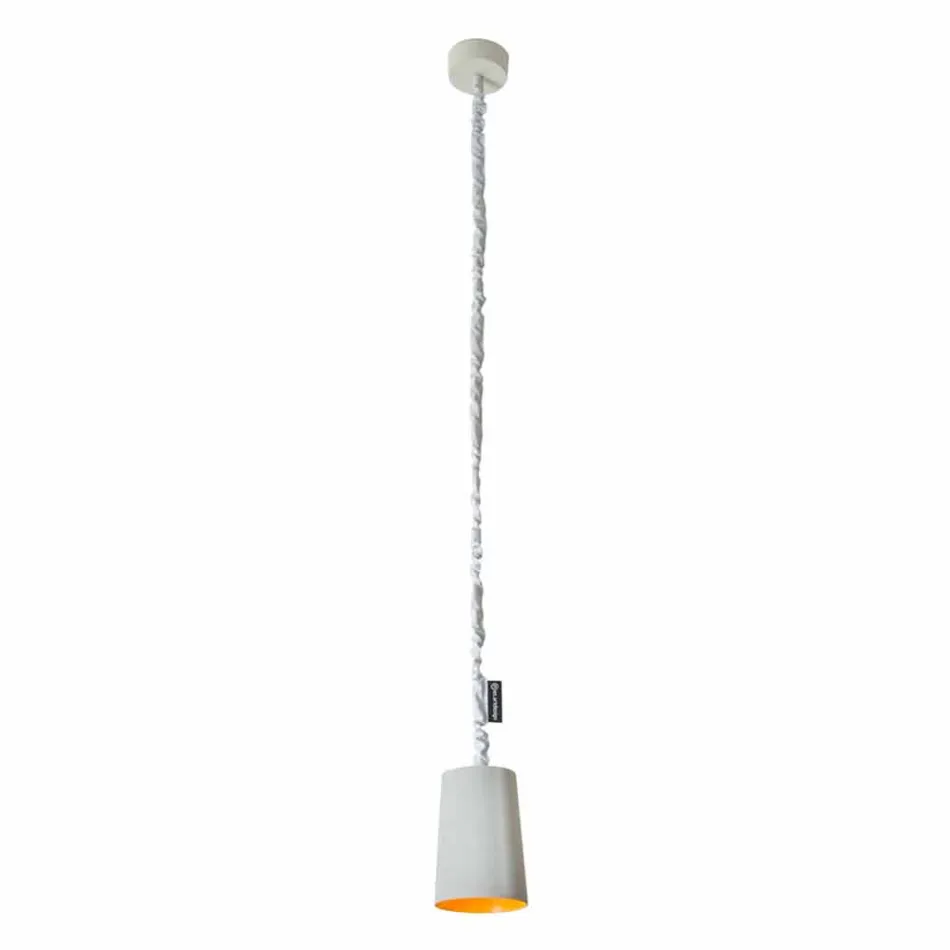 Lampada moderna a sospensione In-es.artdesign Paint Cemento verniciata Viadurini