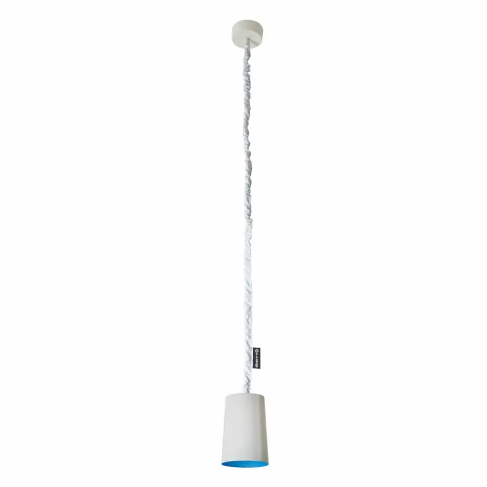 Lampada moderna a sospensione In-es.artdesign Paint Cemento verniciata Viadurini