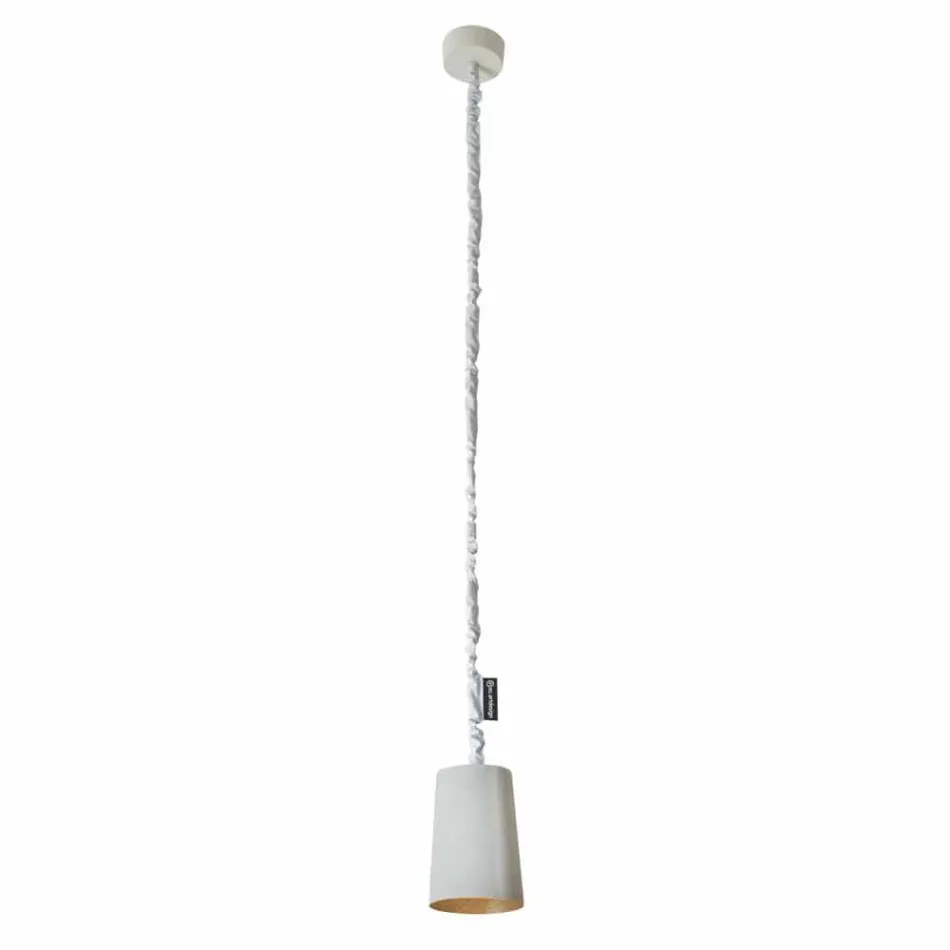 Lampada moderna a sospensione In-es.artdesign Paint Cemento verniciata Viadurini