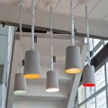 Lampada moderna a sospensione In-es.artdesign Paint Cemento verniciata