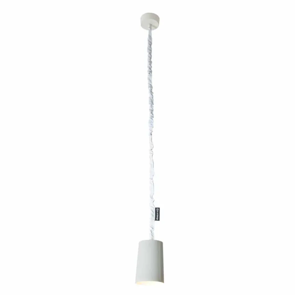 Lampada moderna a sospensione In-es.artdesign Paint Cemento verniciata Viadurini