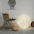 Lampada moderna da tavolo sferica In-es.artdesign Floor Moon nebulite Viadurini