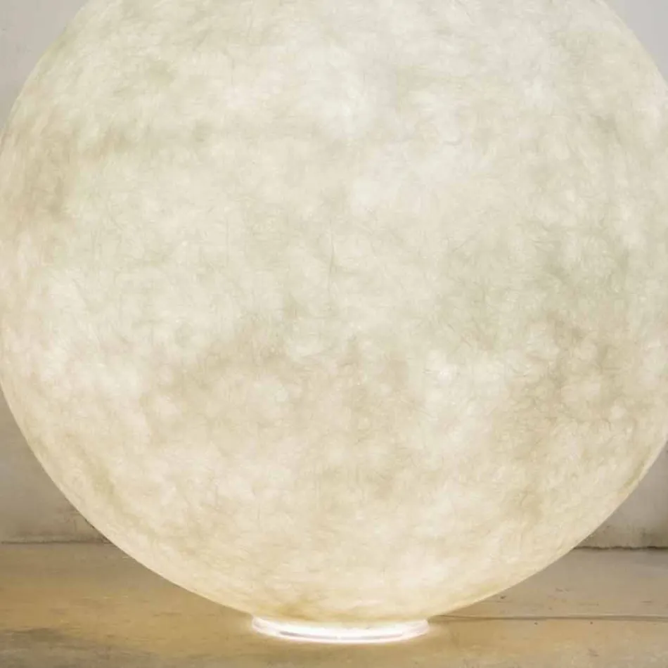 Lampada moderna da tavolo sferica In-es.artdesign Floor Moon nebulite Viadurini