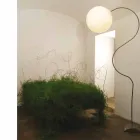 Lampada moderna da terra bianca nebulite In-es.artdesign Luna H210cm Viadurini