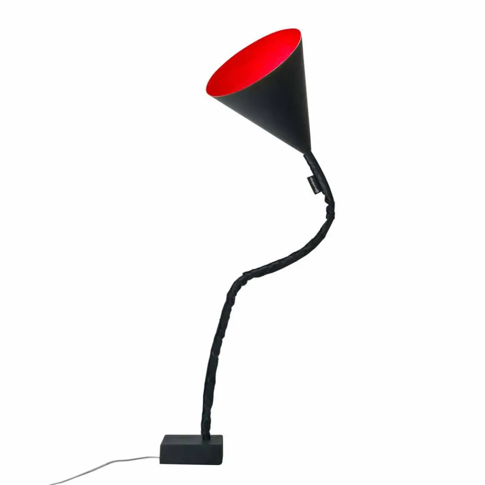 Lampada moderna da terra In-es.artdesign Flower Lavagna in resina Viadurini