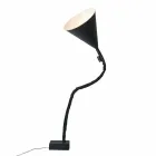 Lampada moderna da terra In-es.artdesign Flower Lavagna in resina Viadurini