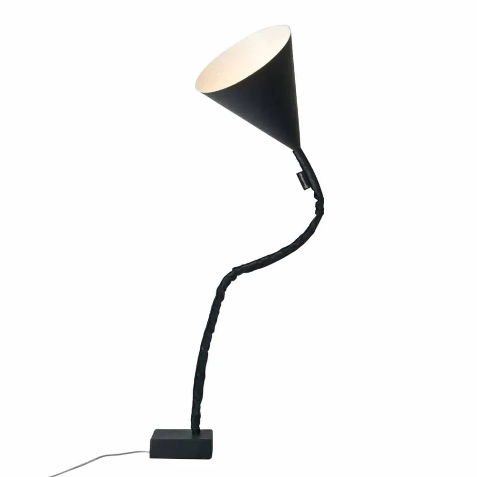 Lampada moderna da terra In-es.artdesign Flower Lavagna in resina Viadurini