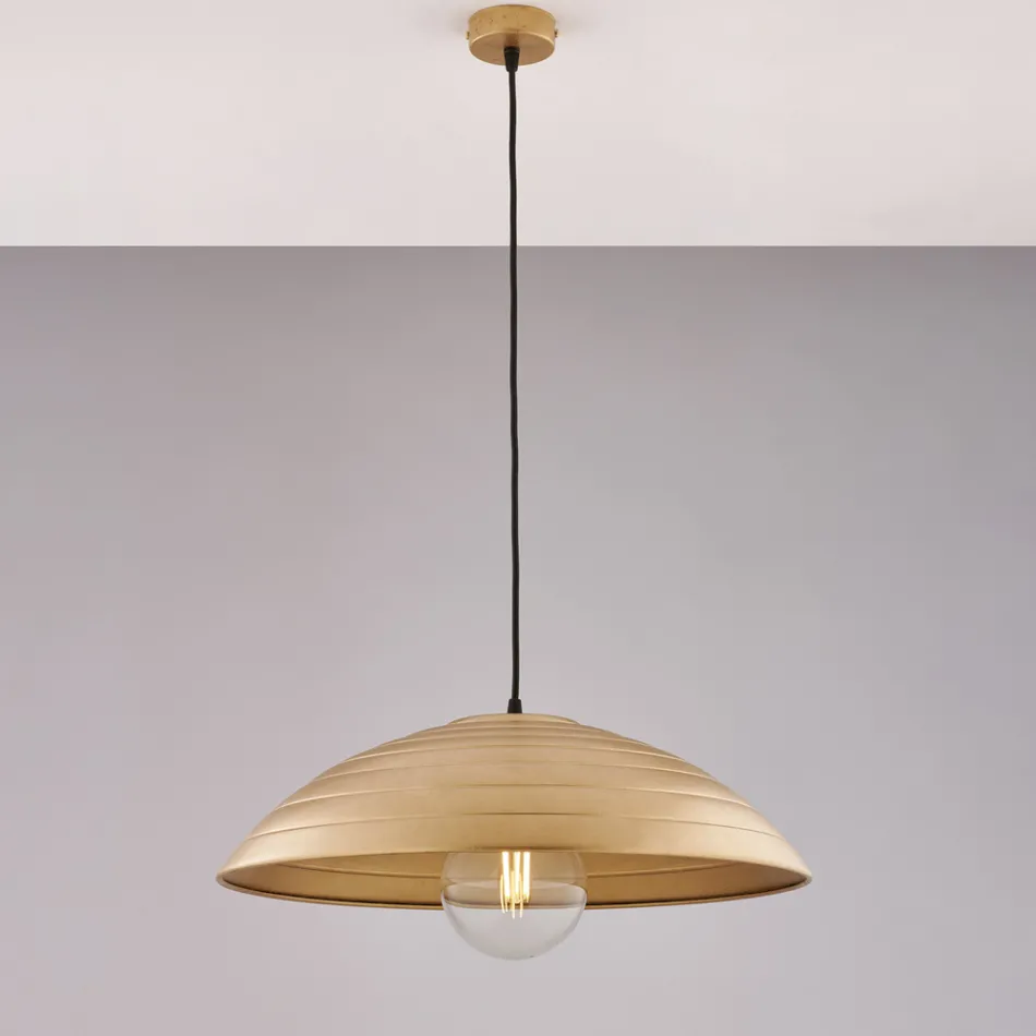 Lampada Moderna in Vetro e Metallo Made in Italy Ideale per Ogni Ambiente - Cygnus Viadurini