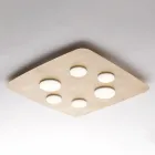 Lampada moderna in vetro e metallo per arredare con stile gli interni – Kepler Viadurini