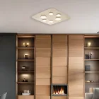 Lampada moderna in vetro e metallo per arredare con stile gli interni – Kepler Viadurini
