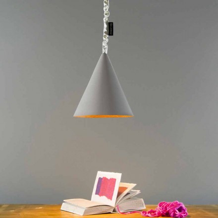 Lampada moderna sospesa In-es.artdesign Jazz Cemento finitura cemento Viadurini
