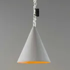 Lampada moderna sospesa In-es.artdesign Jazz Cemento finitura cemento Viadurini
